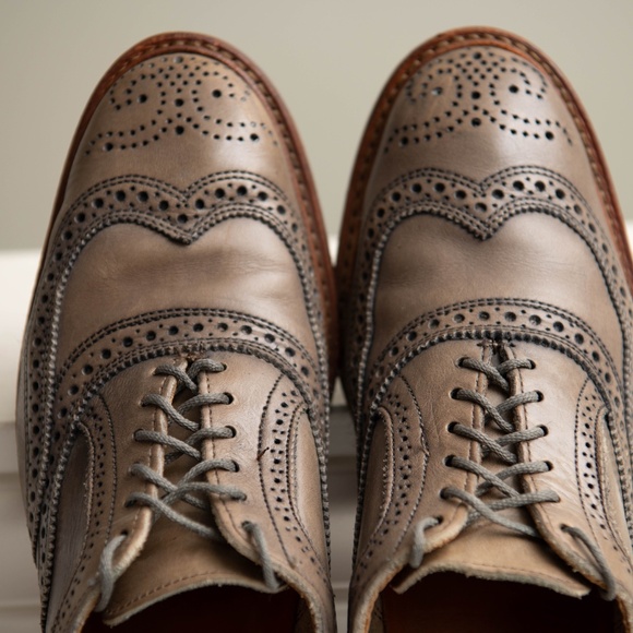 Classic Gray Brogue Men\'s Shoes main image 4